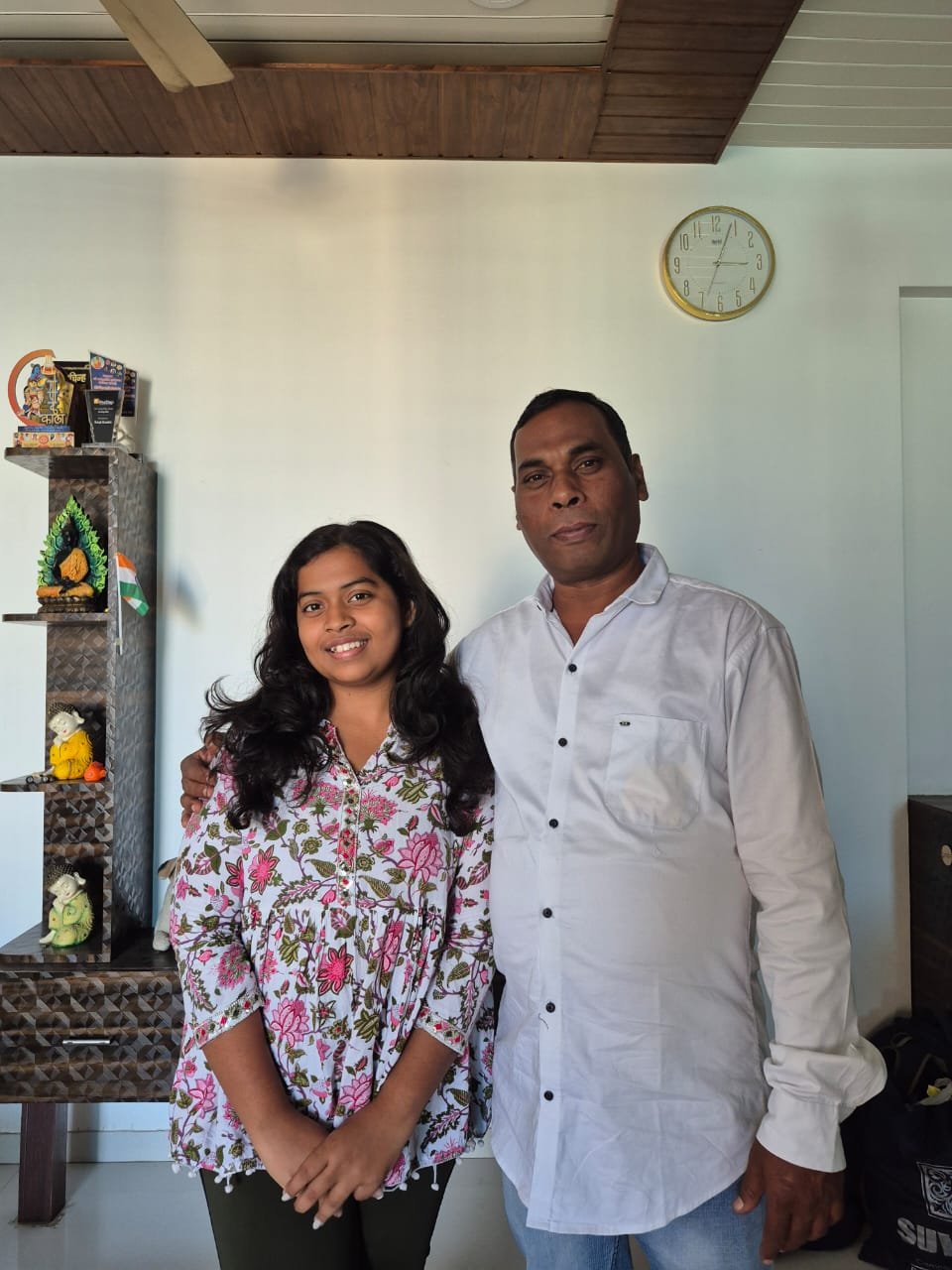 Manasi with Papa